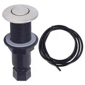 Черный Переключатель Для ванны Для длительного использования в Ванне 25 мм ABS Датчик Давления Воздуха Для Обработки Мусора