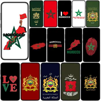 Чехол с флагом Марокко для Телефона VIVO Y11 Y12 Y15 Y17 Y20 Y21 Y33S Y31 Y53 Y70 Y76 Y75 T1 Y71 Funda Мягкий Корпус