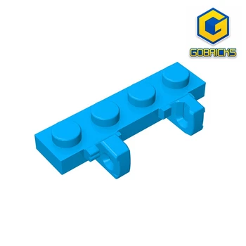 Шарнирная пластина Gobricks GDS-894 1 x 4 Фиксирующих Сдвоенных 1 пальца сбоку совместима со Строительными блоками lego 44568 toys